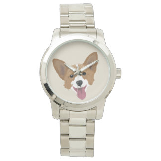 Corgi Puppy Horloge