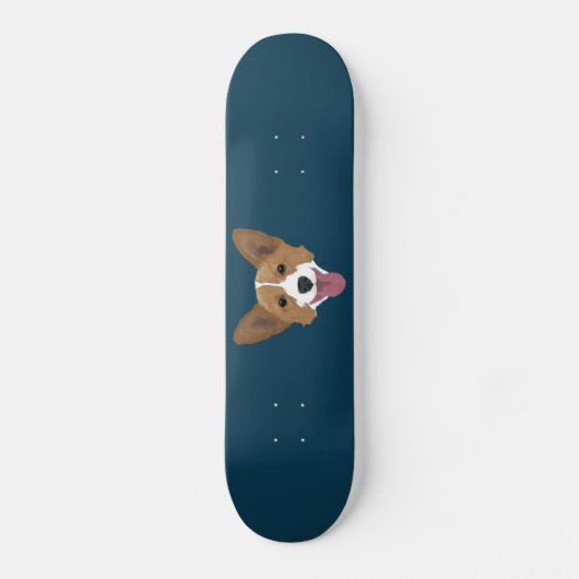 Corgi Puppy Skateboard (Voorkant)