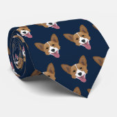 Corgi Puppy Stropdas (Opgerold)