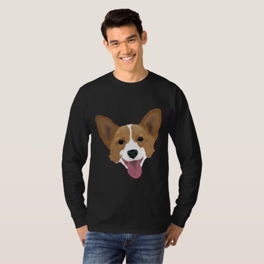 Corgi Puppy T-shirt (Voorkant volledig)
