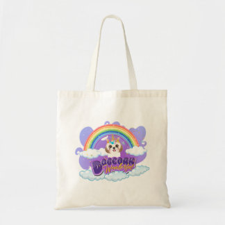 Corgi Rainbow Unicorn Tote Bag