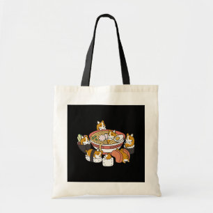Corgi Ramen Sushi Tote Bag