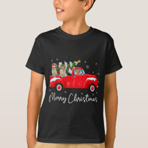 Corgi Red Truck Kerstkerstkerstkerstkerstkerstkers T-shirt