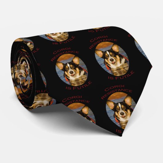 Corgi Resistance is Futile Stropdas (Opgerold)