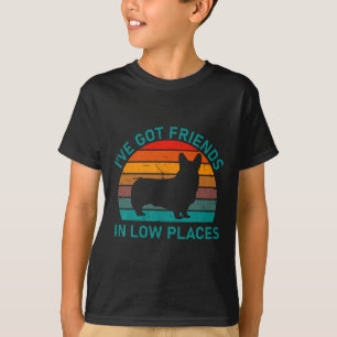 Corgi Retro Grappige Hond Gezegde Voor Vaders Moed T-shirt