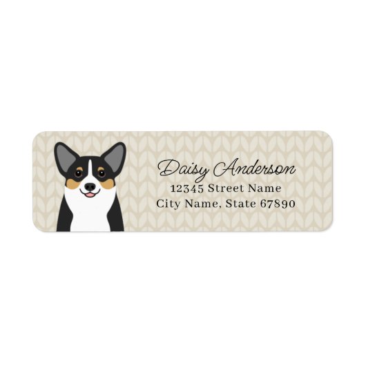 Corgi Return Address Labels (Voorkant)