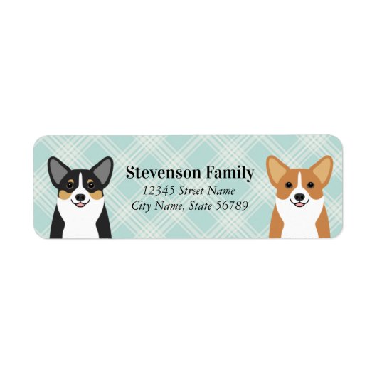 Corgi Return Address Labels (Voorkant)