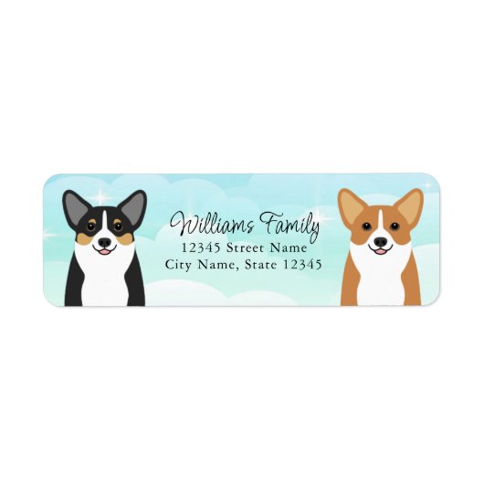 Corgi Return Address Labels (Voorkant)