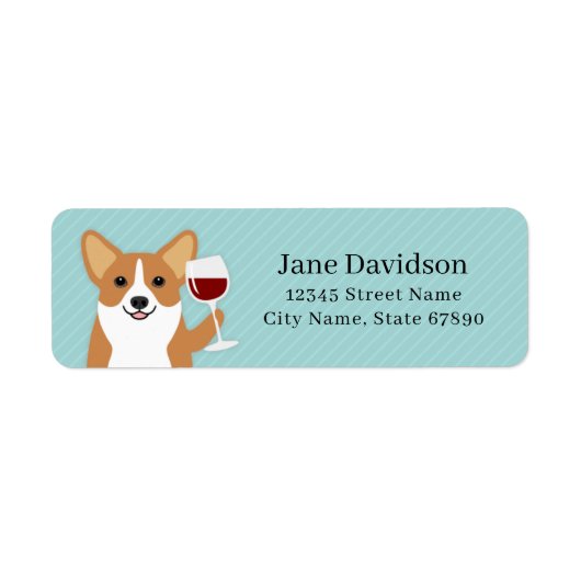 Corgi Return Address Labels (Voorkant)
