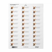 Corgi Return Address Labels (Full Sheet)