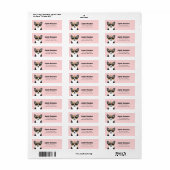 Corgi Return Address Labels (Full Sheet)