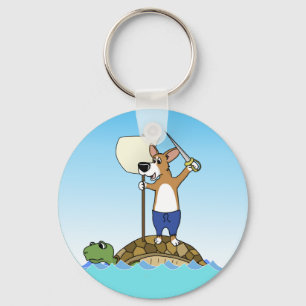 Corgi Sailing Sleutelhanger