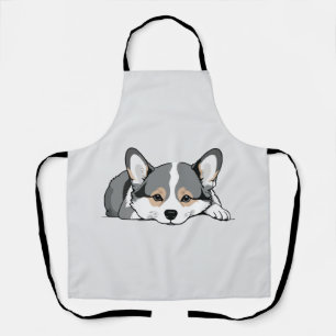 Corgi Schattig Leuk Dier Slapen Ontspannen Rustig Schort