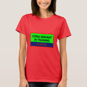 Corgi Servant Red T-shirt