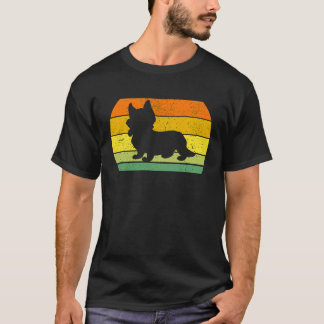  Corgi Silhouette met drukweerstand T-shirt