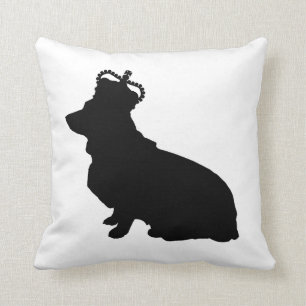 Corgi silhouette pillow kussen