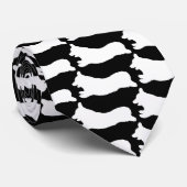 Corgi Silhouette - Running Stropdas (Opgerold)