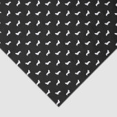 Corgi Silhouette tissuepapier (Detail)