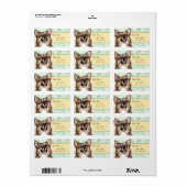 Corgi Sketch Etiket (Full Sheet)