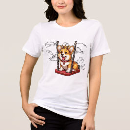 corgi sky Tri-Blend shirt