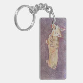 Corgi Sleutelhanger (Voorkant Links)