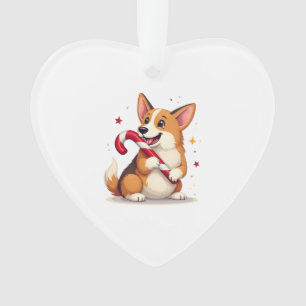 Corgi Snoepkaneel Vreugde Ornament