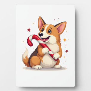 Corgi Snoepstok Vreugde Fotoplaat