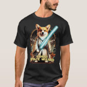 Corgi Space Wizard T-shirt (Voorkant)