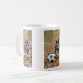 Corgi Spellingvoetbal Koffiemok (Voorkant links)