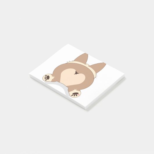 Corgi Sploot Post-it® Notes (Schuin)