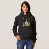 Corgi Squad Brindle Hoodie (Voorkant volledig)