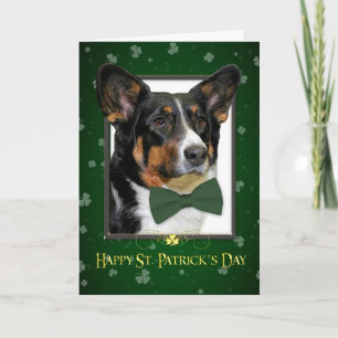 Corgi St. Patrick's Day Kaart