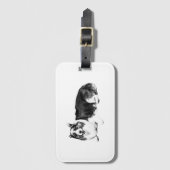 Corgi Steady Travels Bagagelabel (Voorkant (verticaal))