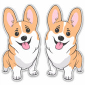 Corgi Sticker (Voorkant)