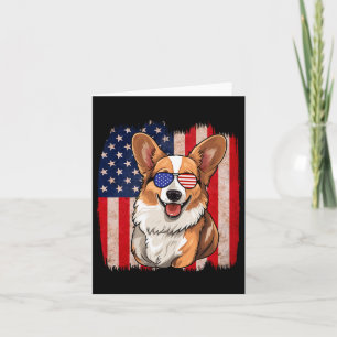 Corgi Sungles Amerikaanse vlag USA Patriottisch 4e Kaart