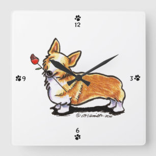 Corgi SweeLieverd Vierkante Klok