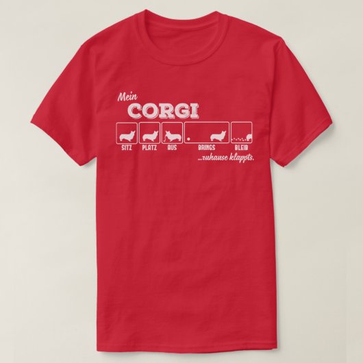 Corgi T-shirt (Design voorkant)