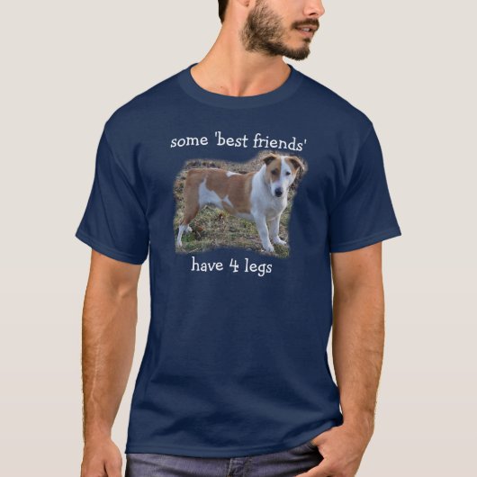 Corgi T-shirt - pas {man of vrouw aan} (Voorkant)
