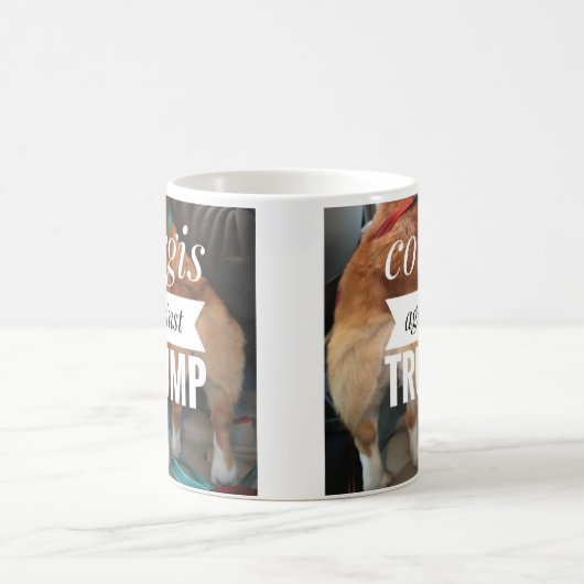 Corgi tegen mok (Center)