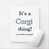 Corgi Thing Muismat (Met muis)