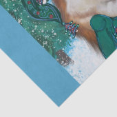 Corgi Tissuepapier (Detail)