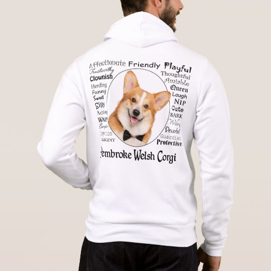 Corgi Traits Hoodie (Achterkant)