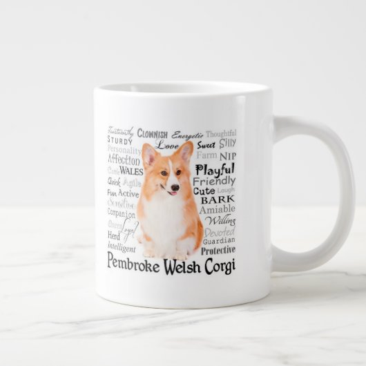 Corgi Traits Jumbo Mok (Rechts)