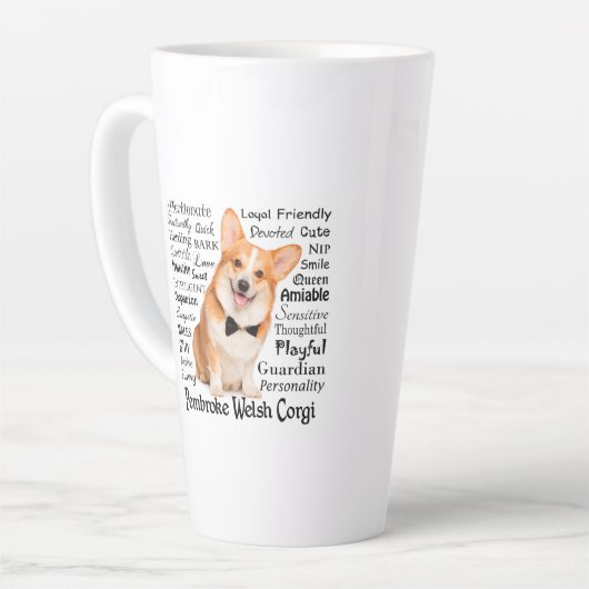 Corgi Traits Latte Mok (Linkerhoek)