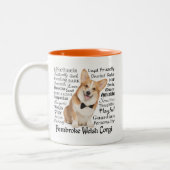 Corgi Traits Mug (Gauche)