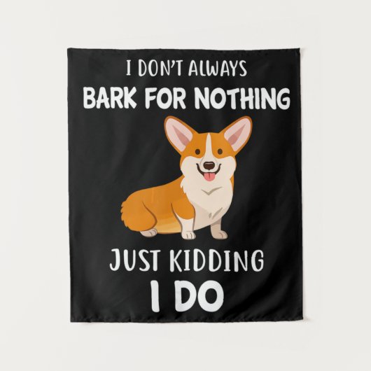 Corgi Wandkleed (Voorkant)