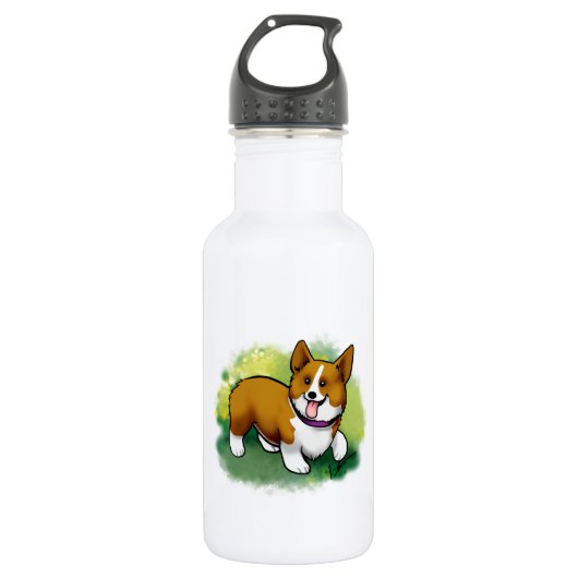Corgi Waterfles (Voorkant)