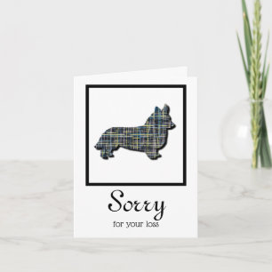 Corgi Welsh Pembrokeshire Carte de Sympathie pour