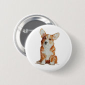 Corgi welsh puppy button (Voorkant /achterkant)
