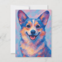 Corgi Wenskaart